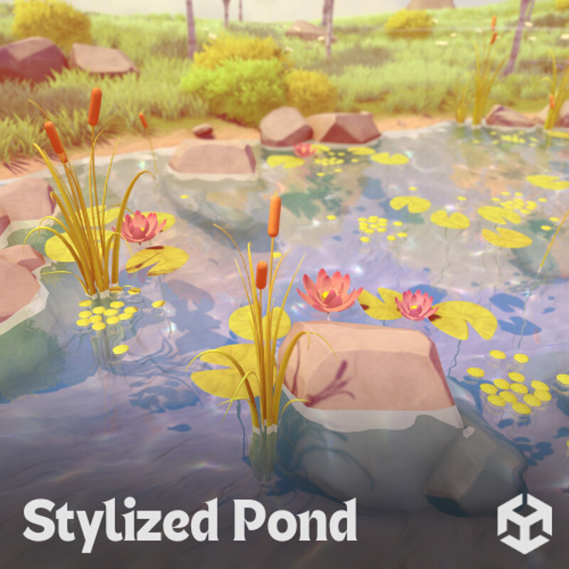 Stylized Pond